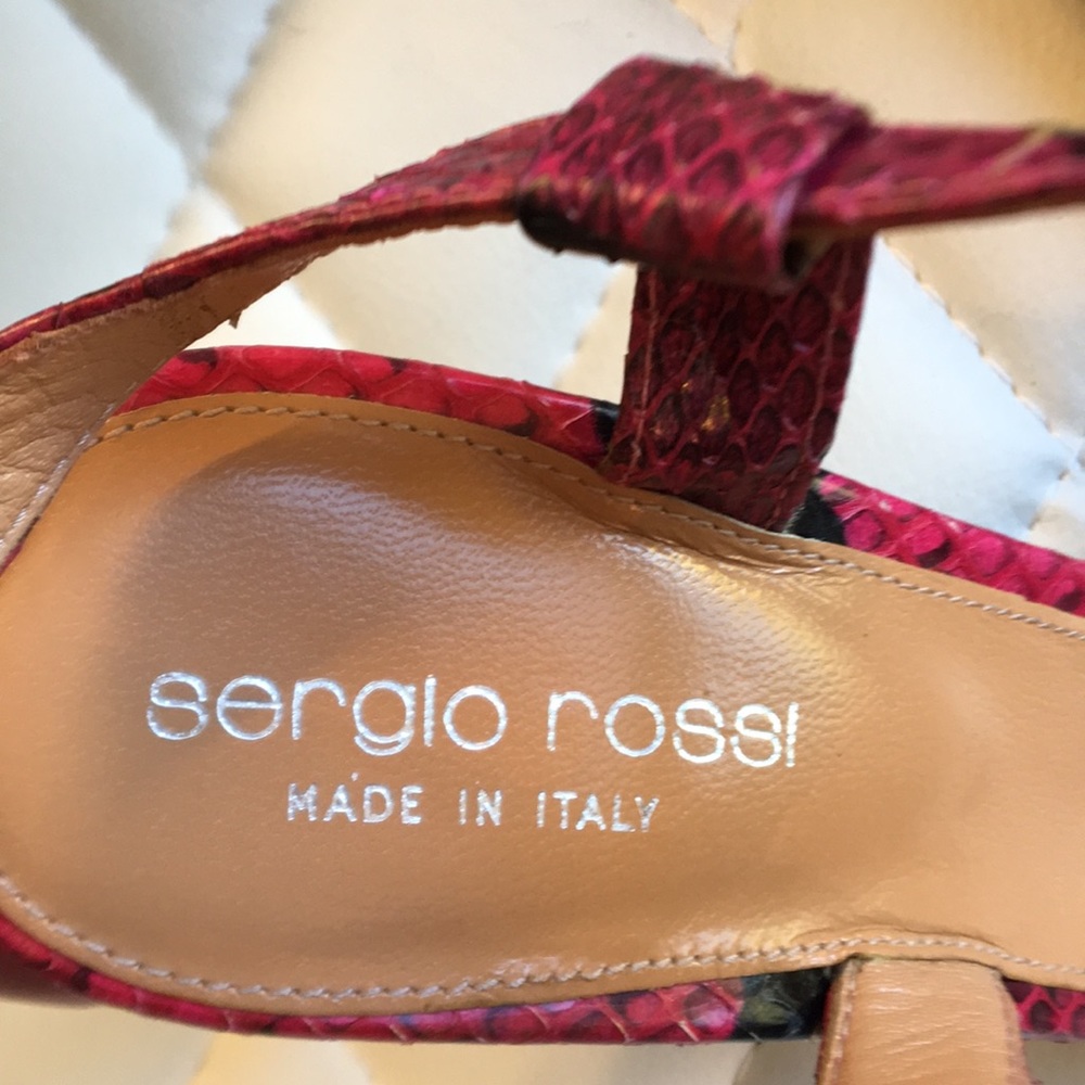 Sergio Rossi Python Heels - image 6